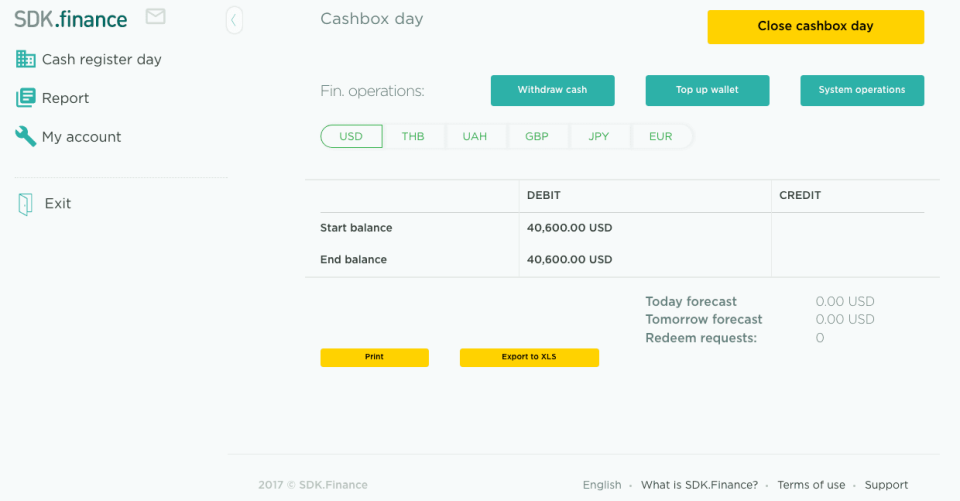 screenshot of SDK.finance Digital Retail Bank